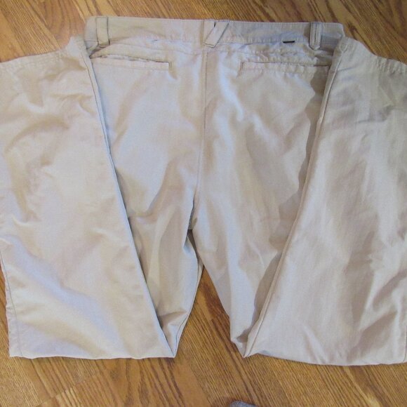Oakley Take Golf Pants 2.5 Khaki Stretch Nylon 38x34 - Picture 1 of 7